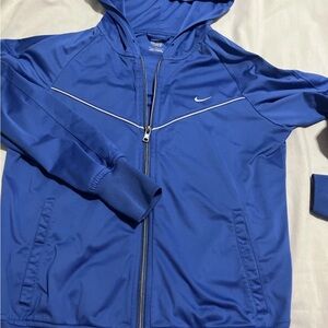 Nike Royal Blue Hooded Jacket
